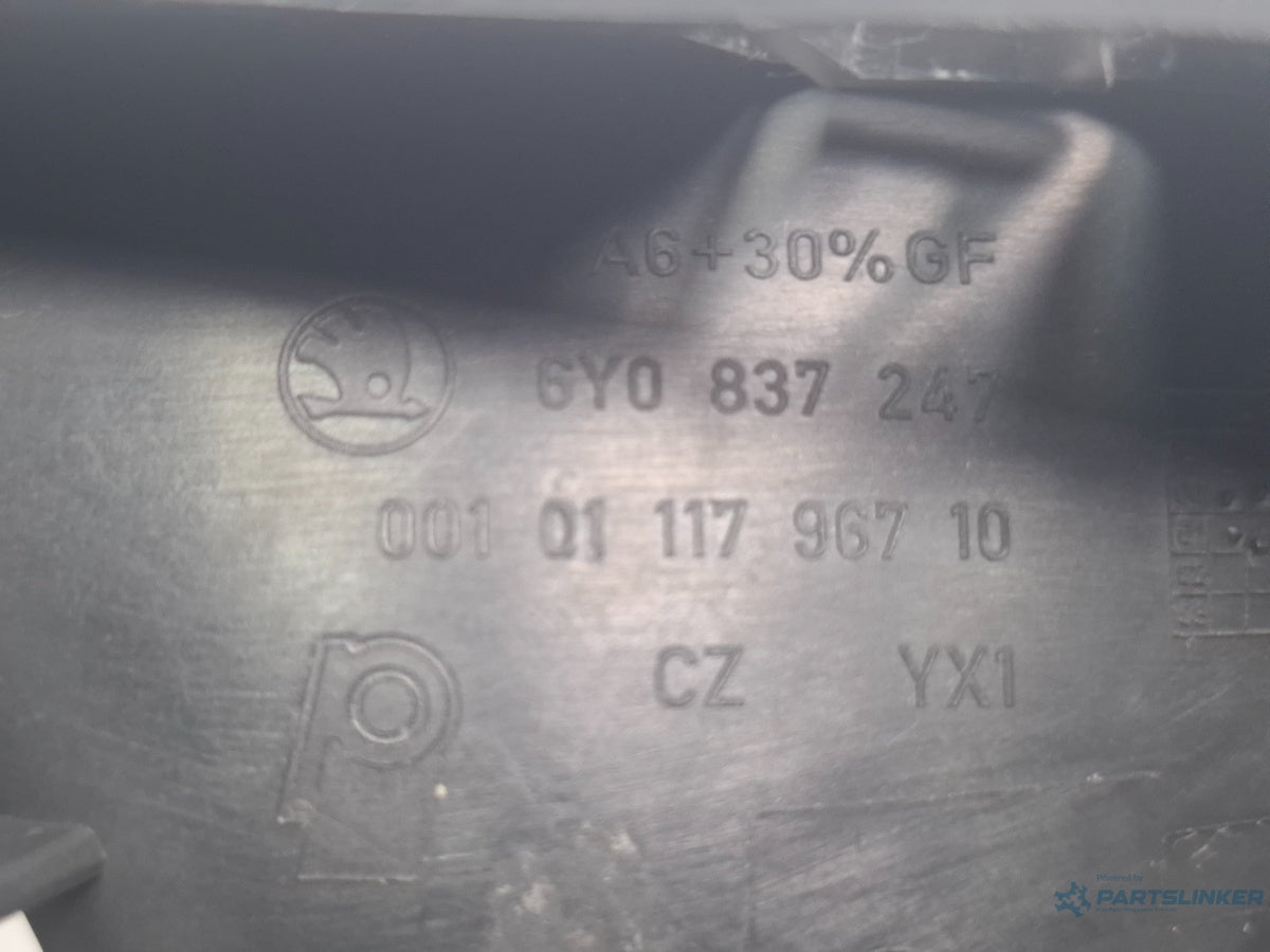 Maner interior usa stanga fata SKODA FABIA Saloon 6Y3 1999 - 2007 TDI ATD, AXR 6Y0837247