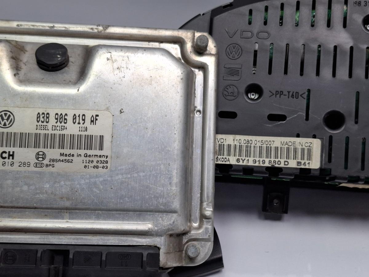 Kit  de pornire SKODA FABIA Saloon 6Y3 1999 - 2007 TDI ATD, AXR BOSCH  0281010289 038906019AF , 6Y1919880D