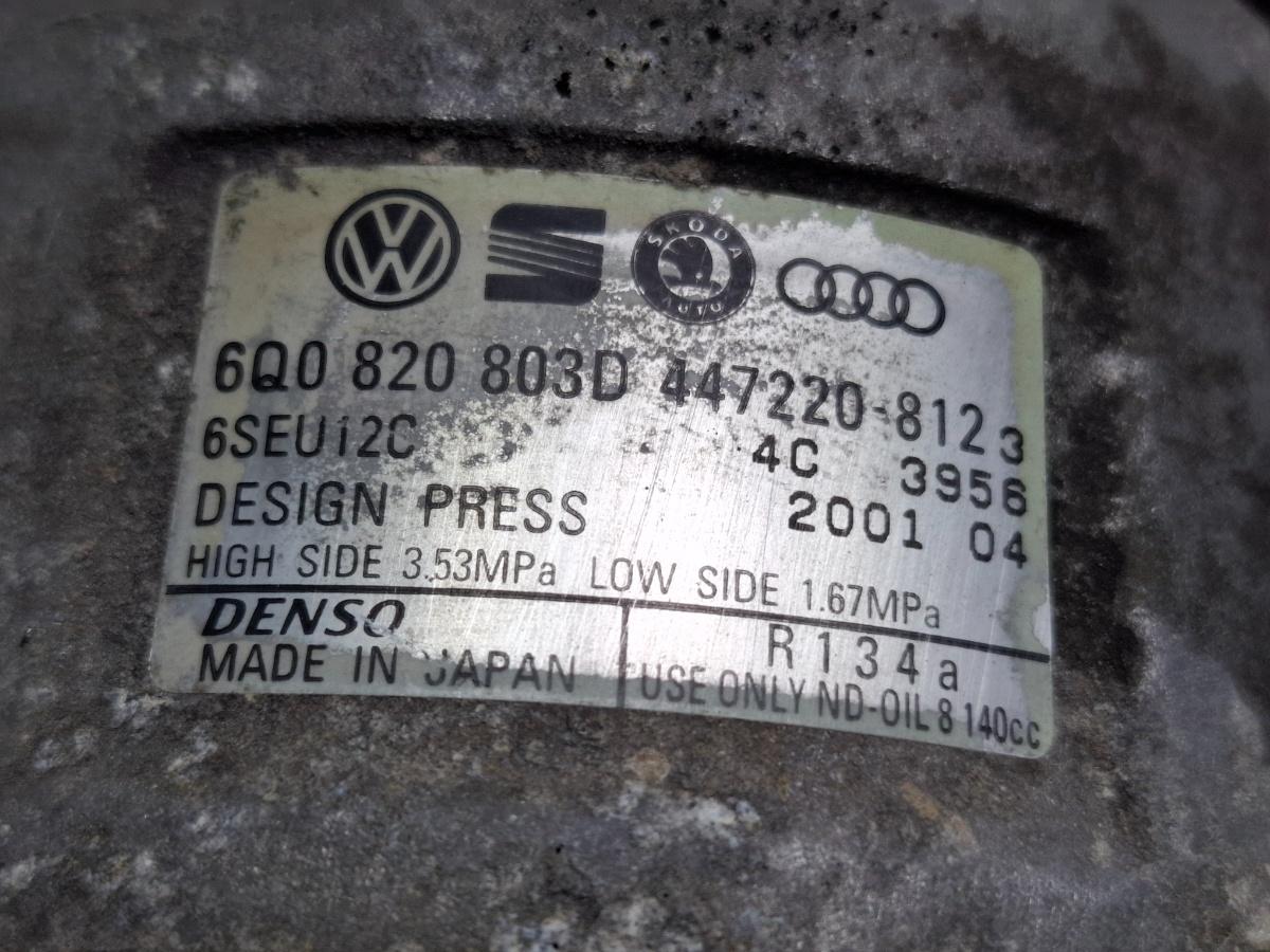Compresor  AC SKODA FABIA Saloon 6Y3 1999 - 2007 TDI ATD, AXR 6Q0820803D