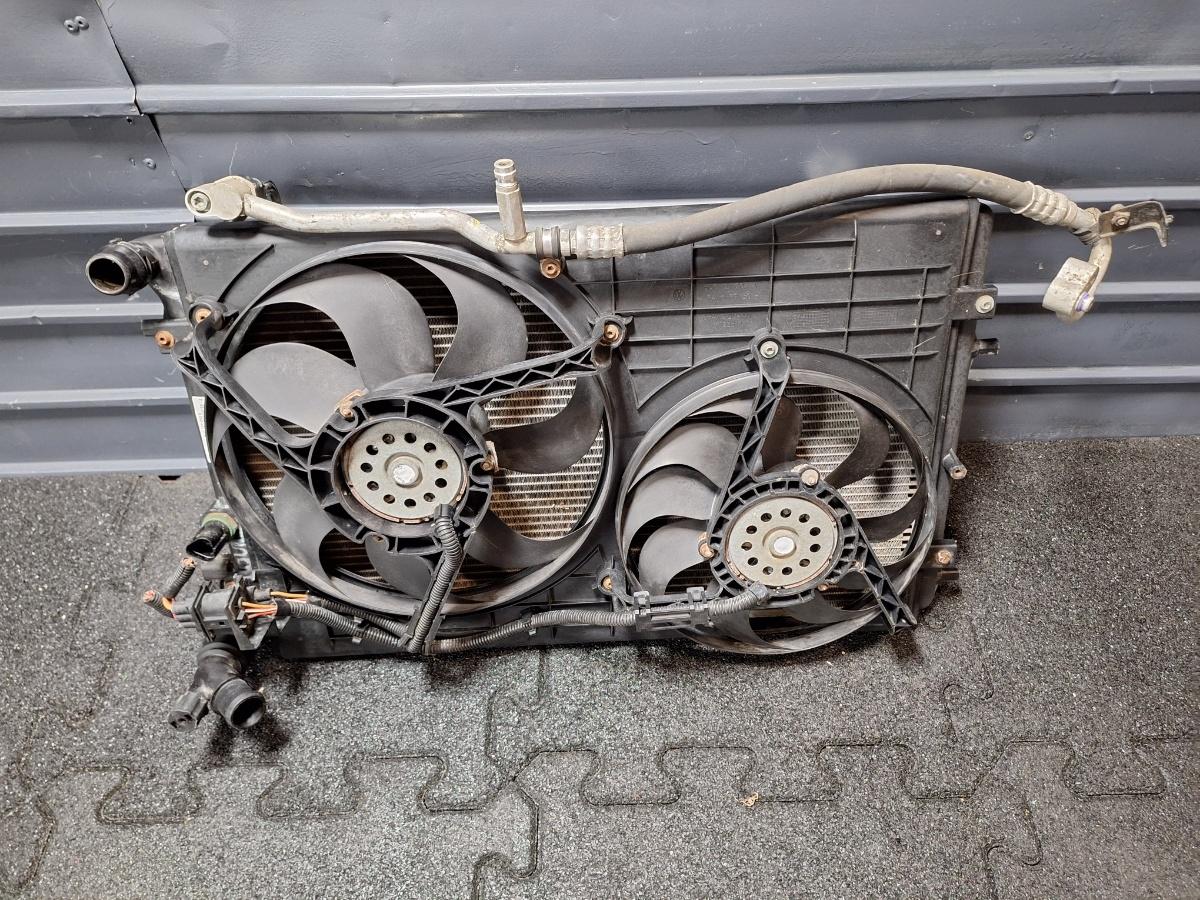 Ansamblu radiatoare cu ventilatoare SKODA FABIA Saloon 6Y3 1999 - 2007 TDI ATD, AXR 6Q0121253S , 6Q0820411B
