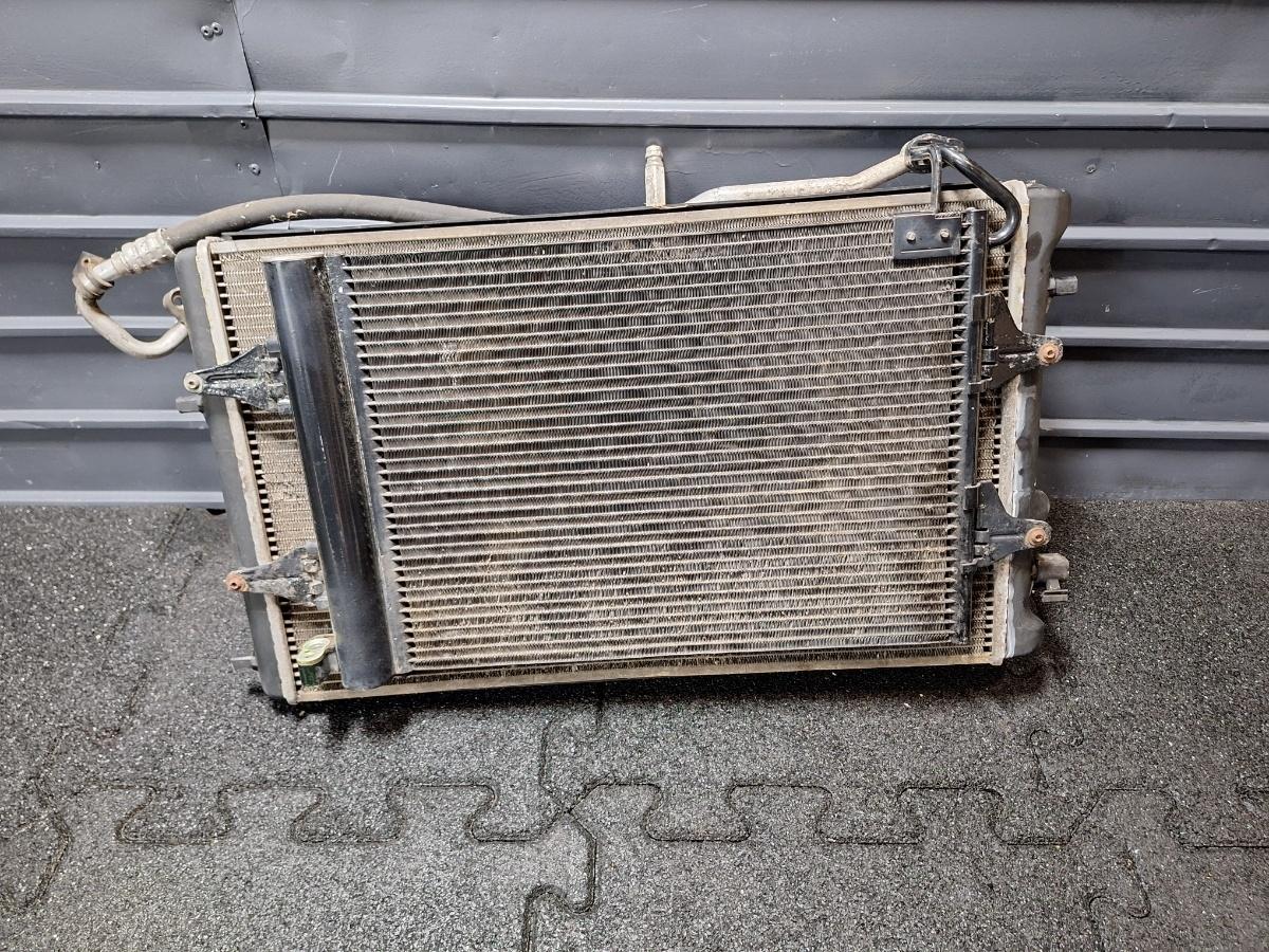 Ansamblu radiatoare cu ventilatoare SKODA FABIA Saloon 6Y3 1999 - 2007 TDI ATD, AXR 6Q0121253S , 6Q0820411B