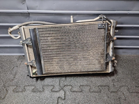 Ansamblu radiatoare cu ventilatoare SKODA FABIA Saloon 6Y3 1999 - 2007 TDI ATD, AXR 6Q0121253S , 6Q0820411B