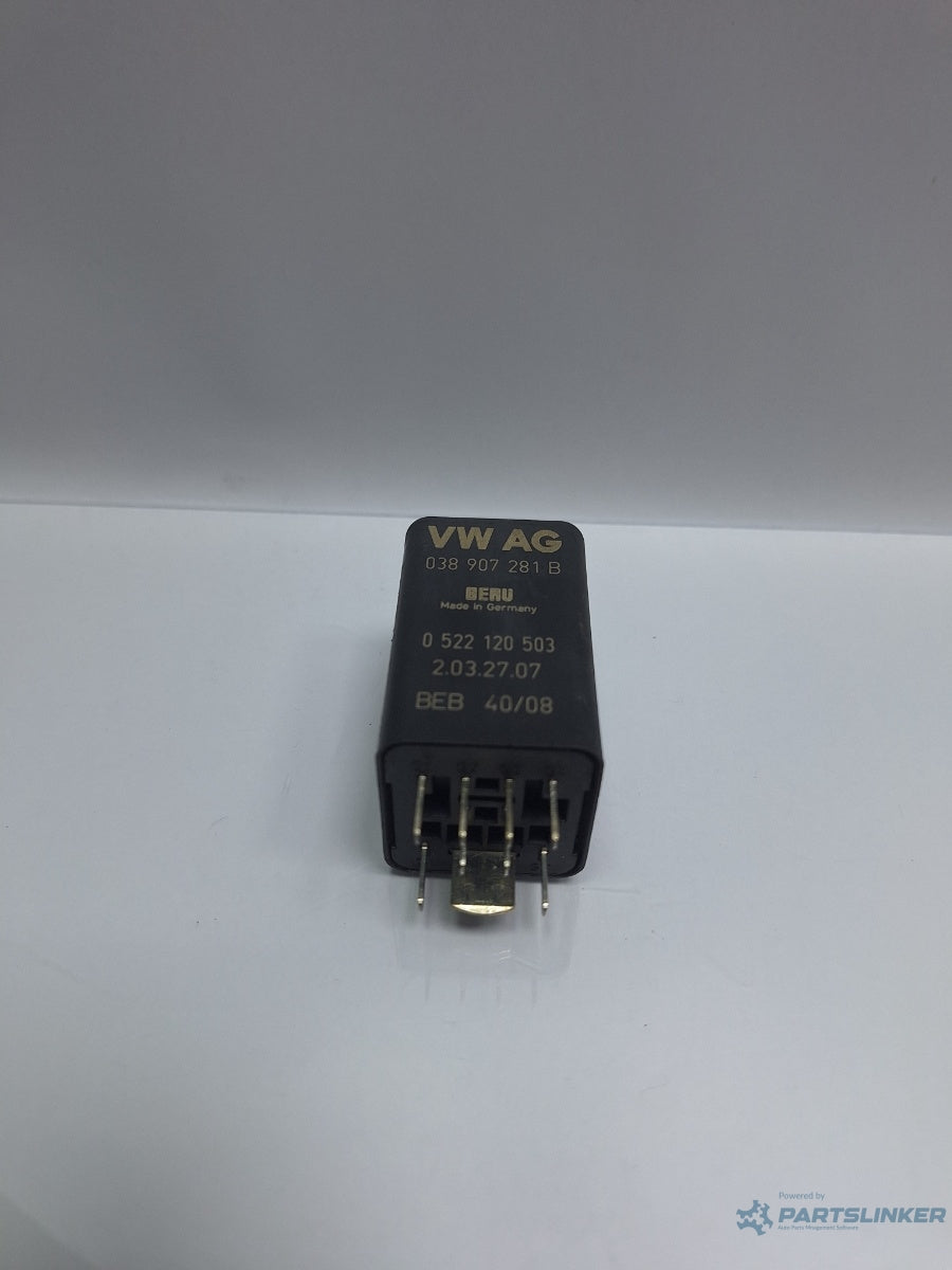 Releu preincalzire bujii incandescente AUDI A4 IV Avant 8K5, B8 2007 - 2015 TDI CAGA, CJCA, CMEA, CMFA 038907281B