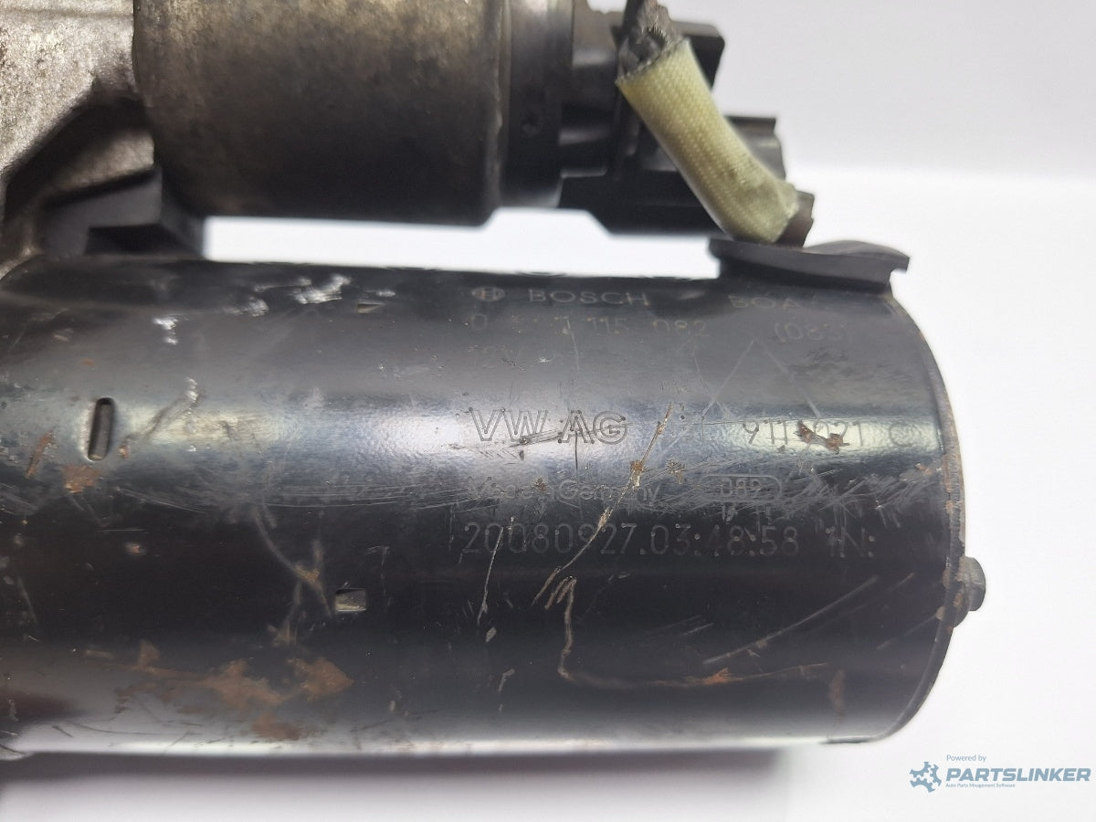 Electromotor AUDI A4 IV Avant 8K5, B8 2007 - 2015 TDI CAGA, CJCA, CMEA, CMFA BOSCH 0001115082 03L911021C