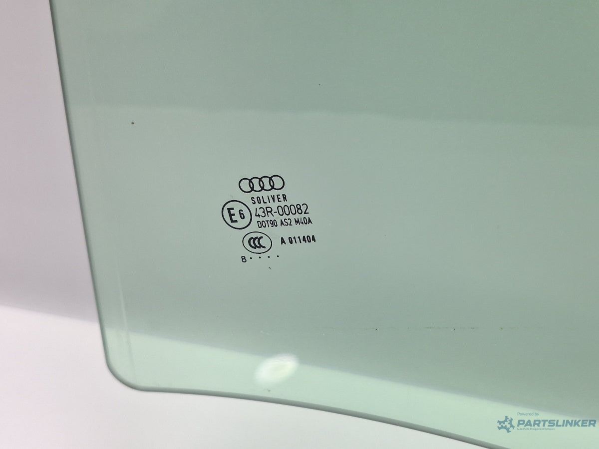 Geam usa stanga spate AUDI A4 IV Avant 8K5, B8 2007 - 2015 TDI CAGA, CJCA, CMEA, CMFA SOLIVER 43R-00082 8K9845205E