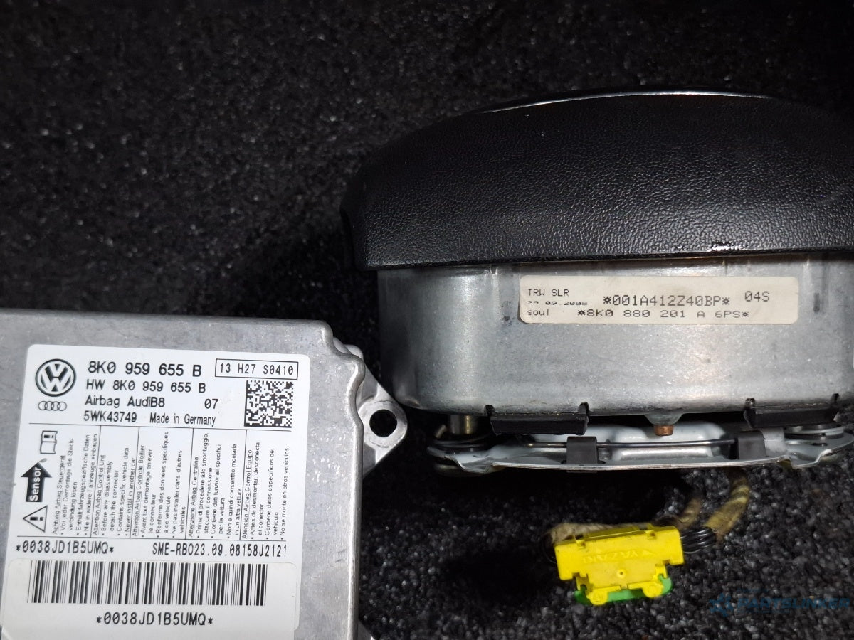 Kit airbag AUDI A4 IV Avant 8K5, B8 2007 - 2015 TDI CAGA, CJCA, CMEA, CMFA 8K1857041 , 8K0880201A