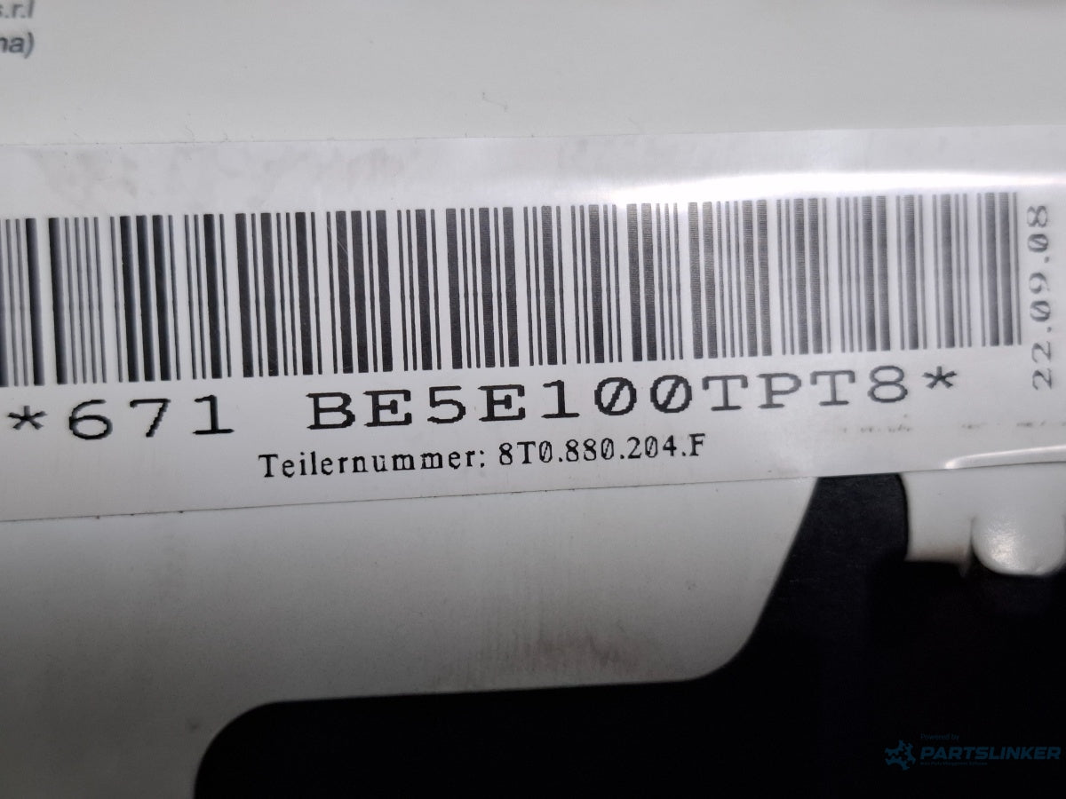 Kit airbag AUDI A4 IV Avant 8K5, B8 2007 - 2015 TDI CAGA, CJCA, CMEA, CMFA 8K1857041 , 8K0880201A