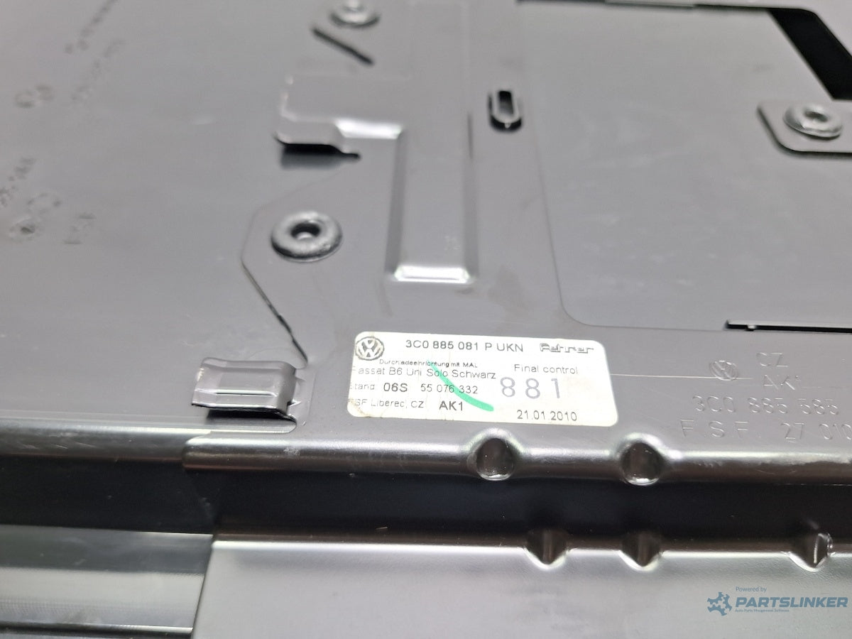 Cotiera pasageri VOLKSWAGEN PASSAT Variant 3C5 2005 - 2011 TDI 16V BKP, CBAB 3C0885081P