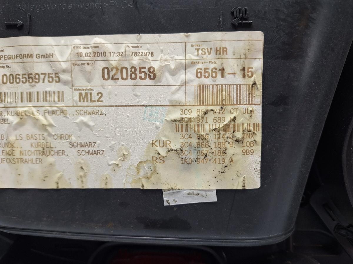 Panou usa dreapta spate VOLKSWAGEN PASSAT Variant 3C5 2005 - 2011 TDI 16V BKP, CBAB 3C9867212CT