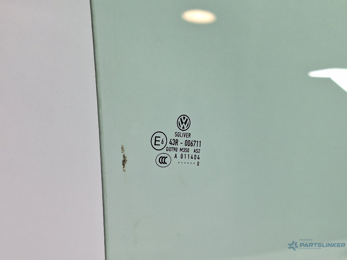 Geam usa dreapta spate VOLKSWAGEN PASSAT Variant 3C5 2005 - 2011 TDI 16V BKP, CBAB SOLIVER 43R-006711 3C9845026B