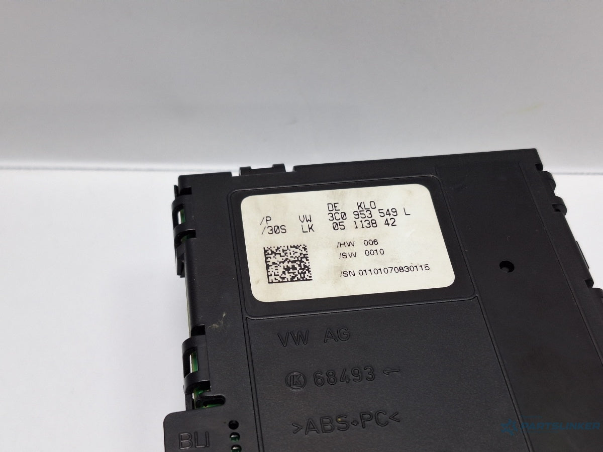 Modul coloana volan VOLKSWAGEN PASSAT 3C2 2005 - 2010 TDI 16V BKP, CBAB 3C0953549L