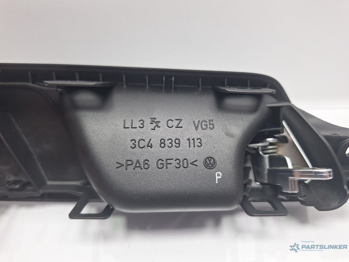 Maner interior usa stanga spate VOLKSWAGEN PASSAT 3C2 2005 - 2010 TDI 16V BKP, CBAB 3C4839113