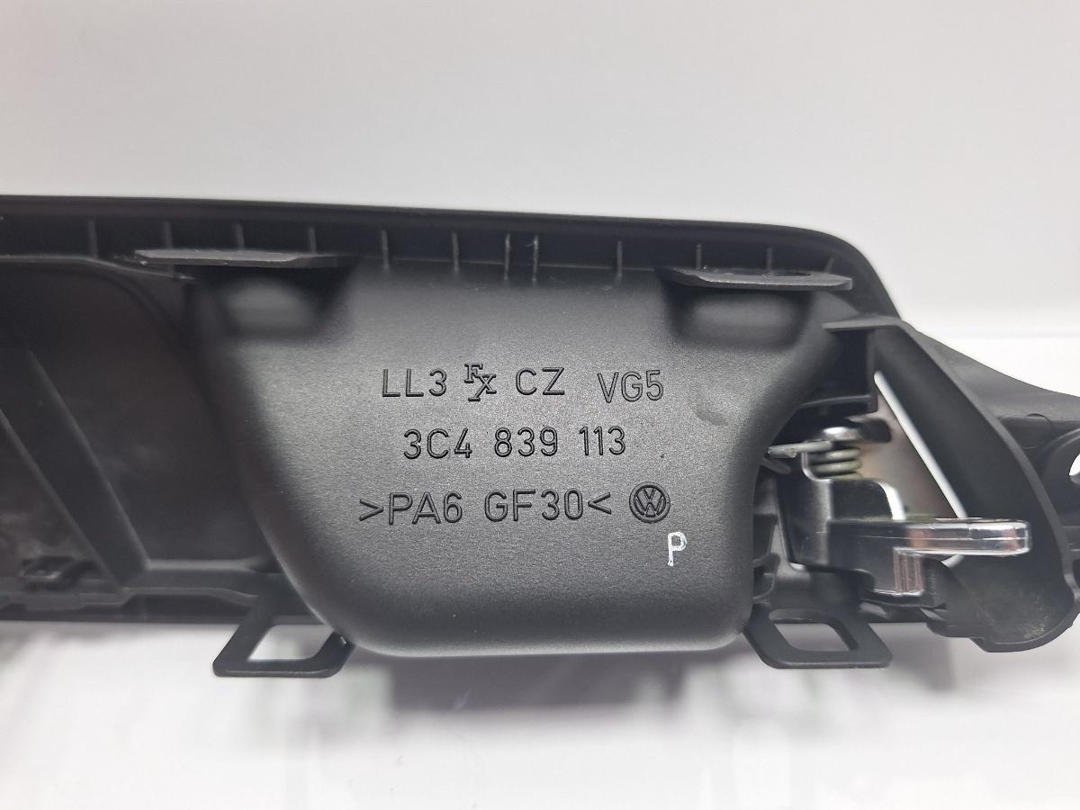 Maner interior usa stanga spate VOLKSWAGEN PASSAT 3C2 2005 - 2010 TDI 16V BKP, CBAB 3C4839113