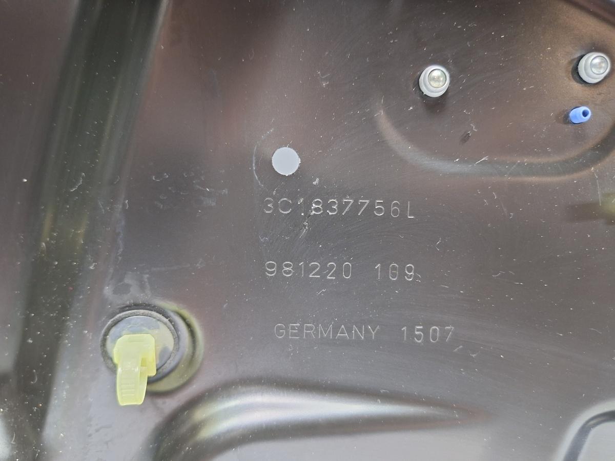 Macara geam dreapta fata VOLKSWAGEN PASSAT 3C2 2005 - 2010 TDI 16V BKP, CBAB 3C1837756L