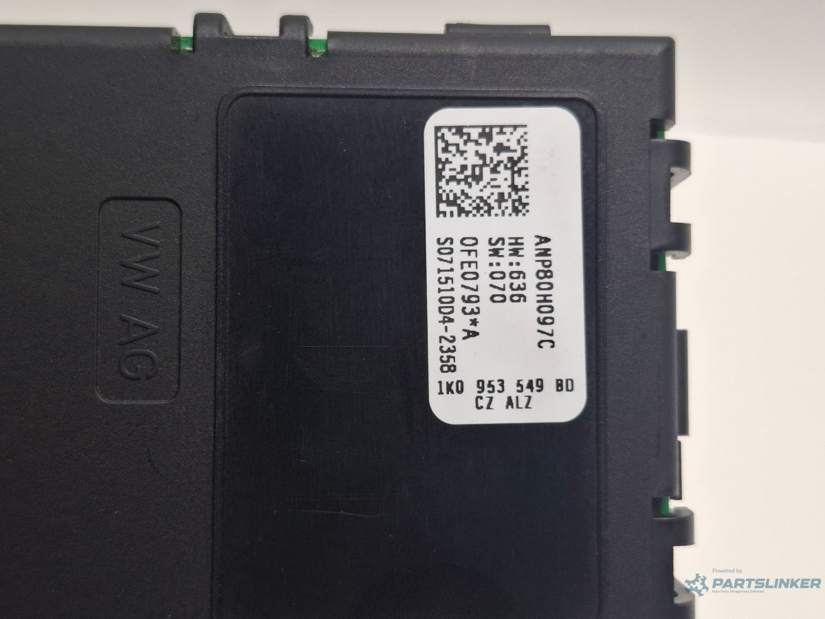 Calculator coloana volan VOLKSWAGEN TOURAN 1T1, 1T2 2003 - 2010 TDI BMM 1K0953549BD