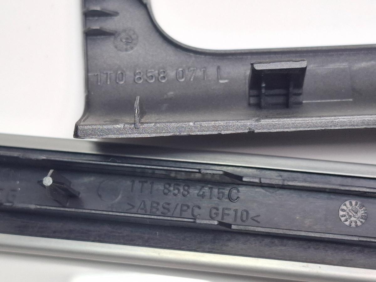 Ornamente bord VOLKSWAGEN TOURAN 1T1, 1T2 2003 - 2010 TDI BMM 1T1858415C , 1T0858071L