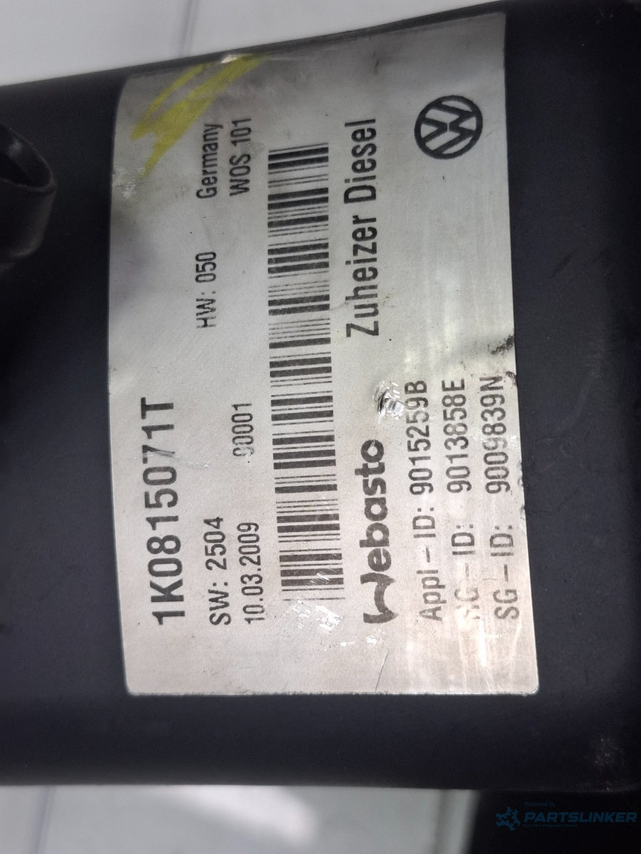 Sirocou Thermo Top V VOLKSWAGEN TOURAN 1T1, 1T2 2003 - 2010 TDI BMM Webasto 90115259B 1K0815071T