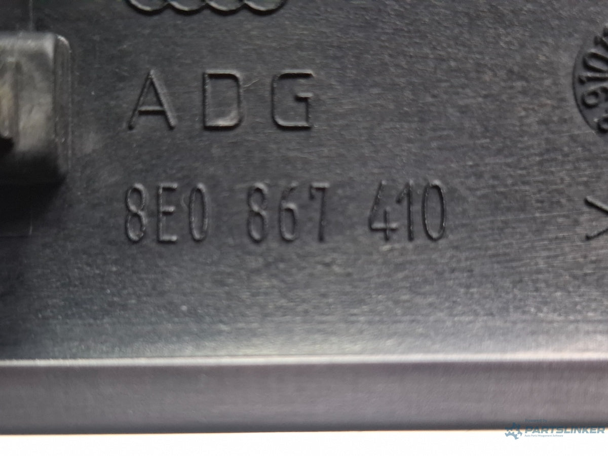 Ornament panou usa dreapta fata AUDI A4 III Avant 8ED, B7 2004 - 2008 TDI BKE, BRB  8E0867410