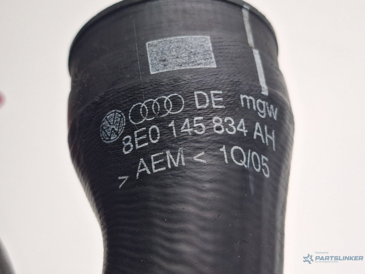 Furtun intercooler AUDI A4 III Avant 8ED, B7 2004 - 2008 TDI BKE, BRB 8E0145834AH