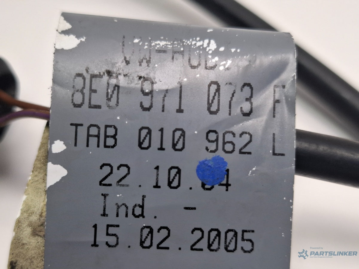 Instalatie electrica bara fata AUDI A4 III Avant 8ED, B7 2004 - 2008 TDI BKE, BRB 8E0971073F