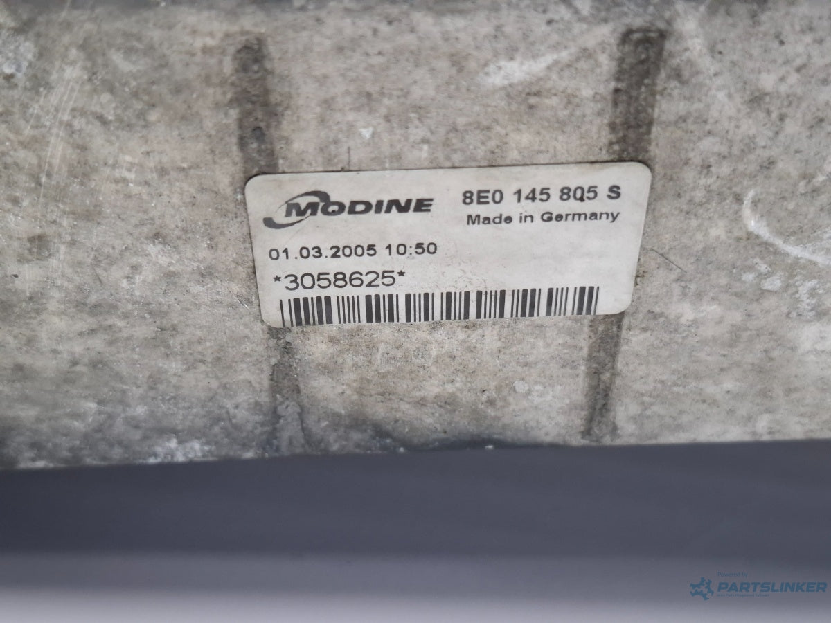 Radiator intercooler AUDI A4 III Avant 8ED, B7 2004 - 2008 TDI BKE, BRB 8E0145805S