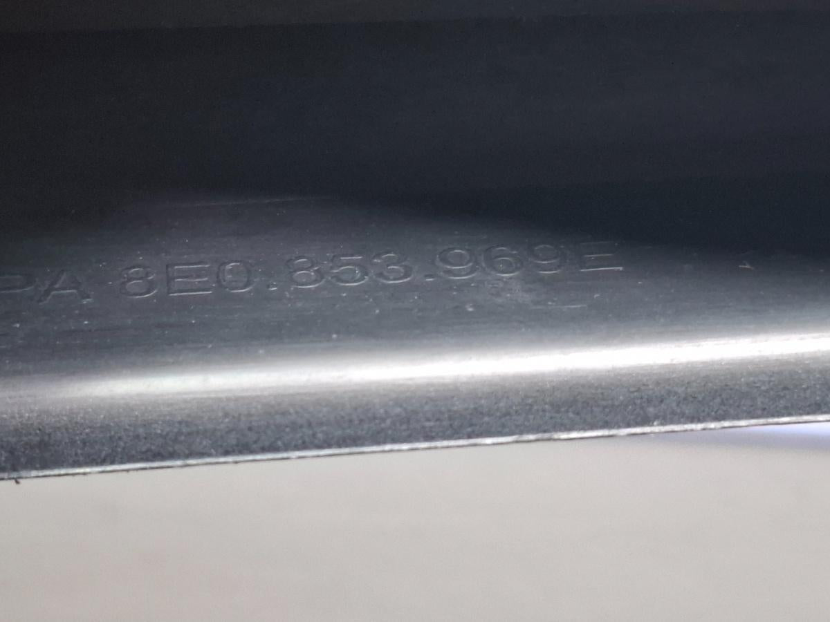 Bandou portiera stanga spate AUDI A4 III Avant 8ED, B7 2004 - 2008 negru LY9B 8E0853969E