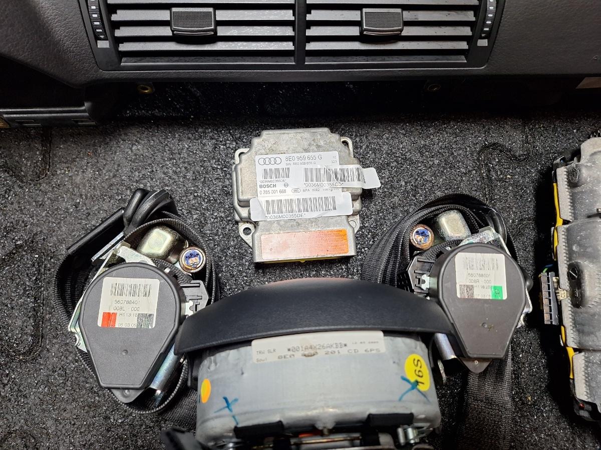 Kit airbag AUDI A4 III Avant 8ED, B7 2004 - 2008 TDI BKE, BRB 8E1858041 , 8E1880204B