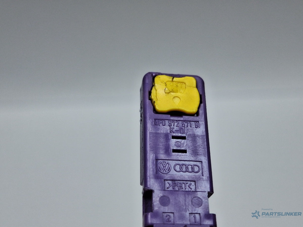 Mufa conector centura de siguranta AUDI A4 III Avant 8ED, B7 2004 - 2008 TDI BKE, BRB 4F0972571B