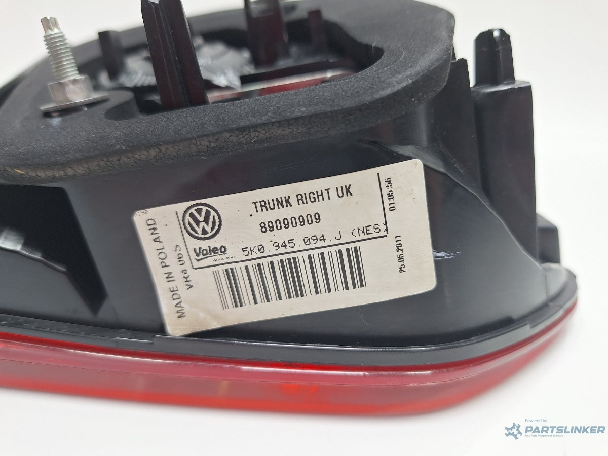 Stop haion dreapta VOLKSWAGEN GOLF VI 5K1_ 2008 - 2012 5K0945108 volan dreapta