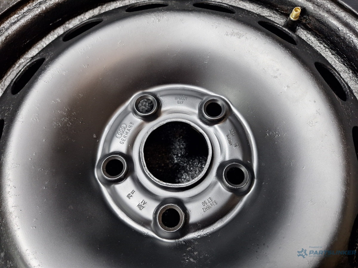 Janta tabla R16 5x112 AUDI A3 II Sportback 8PA 2004 - 2015 TDI BKC, BLS, BXE 6Jx16H2 ET 50 8P0601027