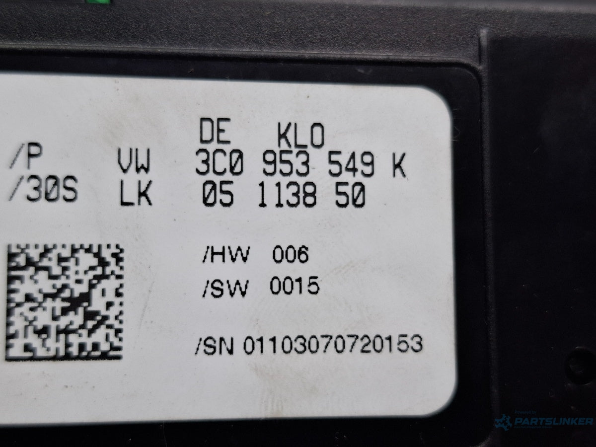 Modul coloana volan VOLKSWAGEN PASSAT Variant 3C5 2005 - 2011 TDI BMP 3C0953549K