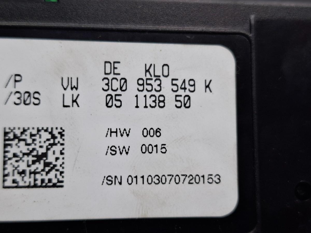 Modul coloana volan VOLKSWAGEN PASSAT Variant 3C5 2005 - 2011 TDI BMP 3C0953549K