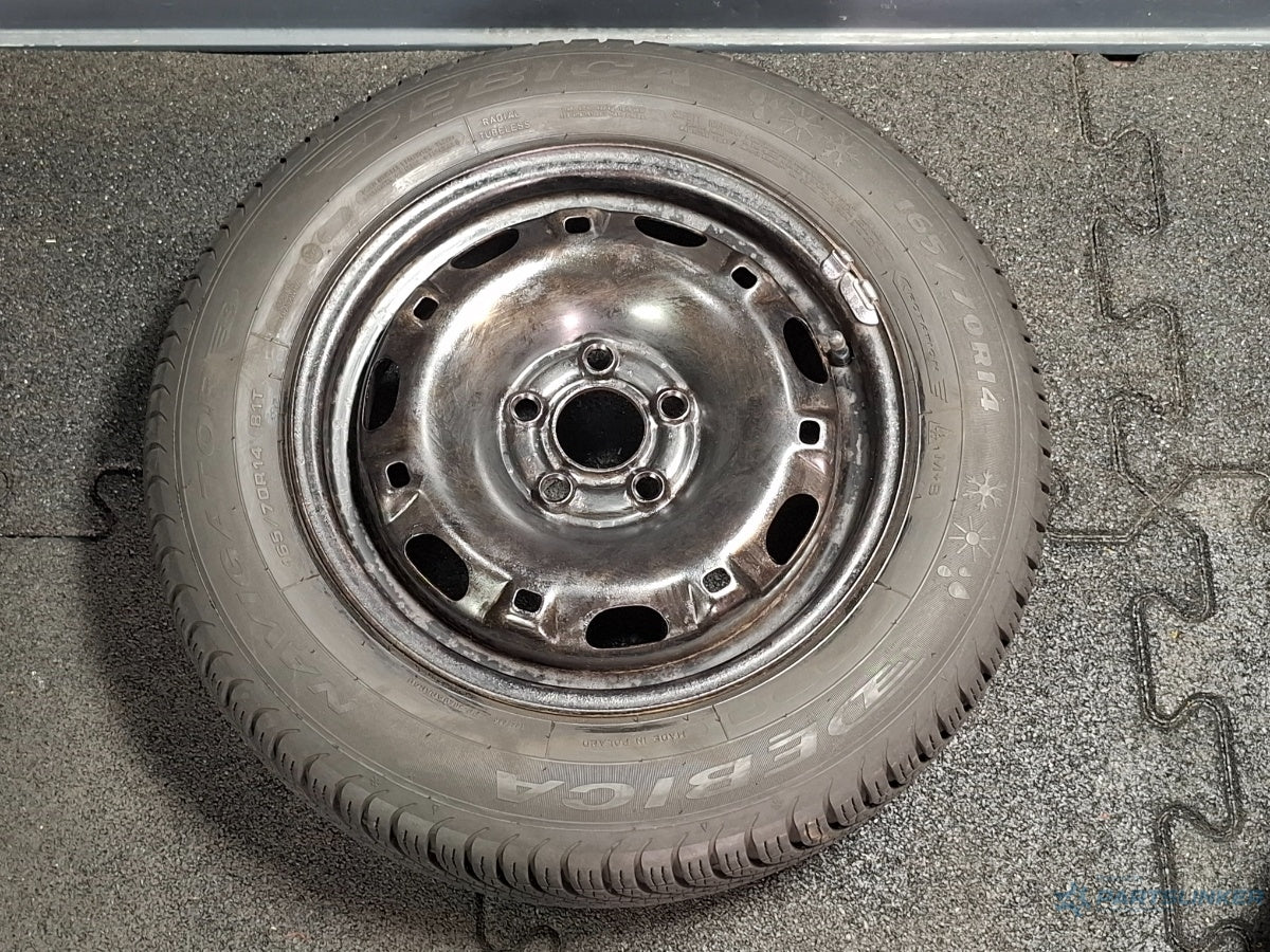 Roata rezerva R14 5x100 VOLKSWAGEN POLO 9N_ 2001 - 2012 12V AZQ, BME 5Jx14H2 ET35 6Q0601027R