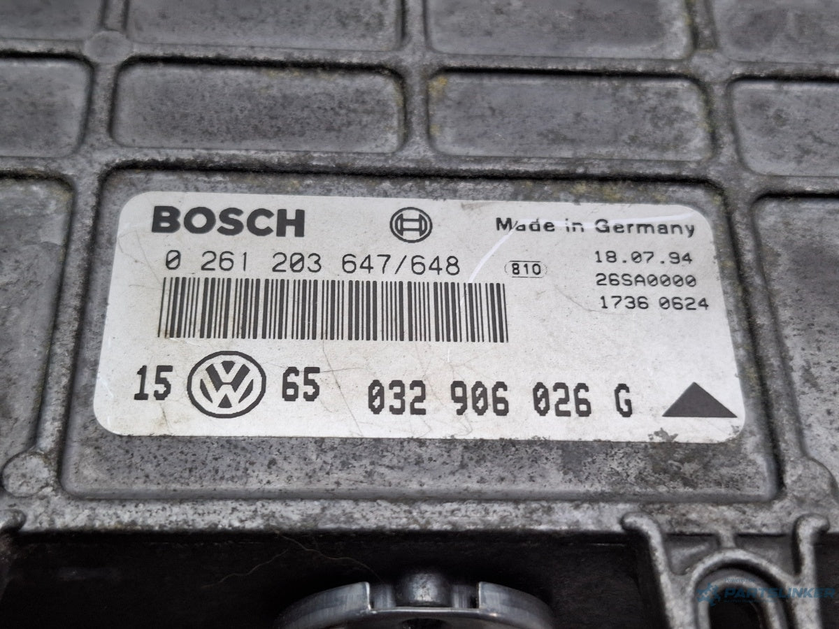 Calculator ECU VOLKSWAGEN GOLF III 1H1 1991 - 1998 1.6 1.6 ABU, AEA, AEE BOSCH 0261203647 032906026G