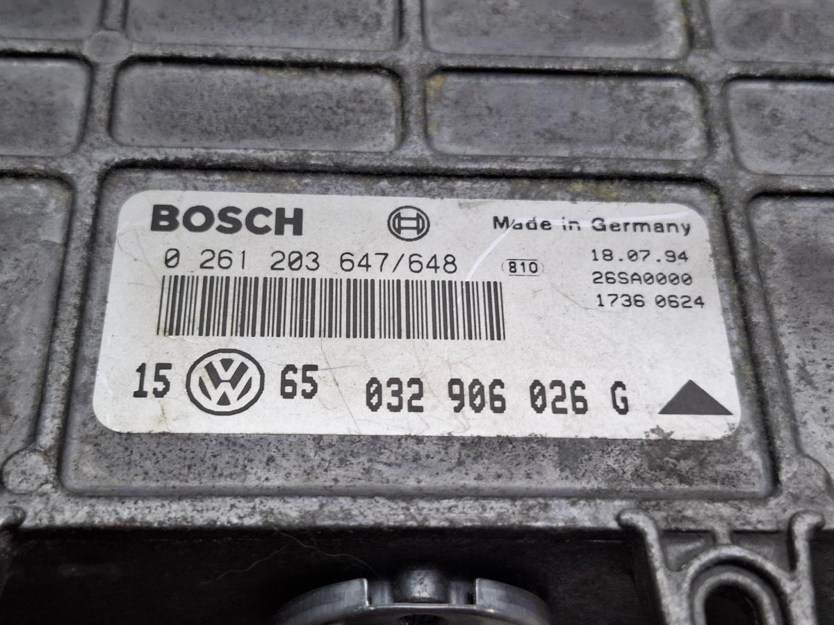 Calculator ECU VOLKSWAGEN GOLF III 1H1 1991 - 1998 1.6 1.6 ABU, AEA, AEE BOSCH 0261203647 032906026G