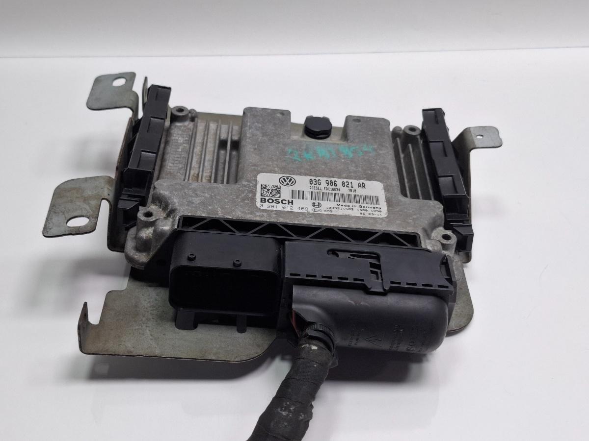 Calculator ECU VOLKSWAGEN CADDY III Estate 2KB, 2KJ, 2CB, 2CJ 2004 - 2015 TDI BJB, BLS BOSCH 0281012469 03G906021AR