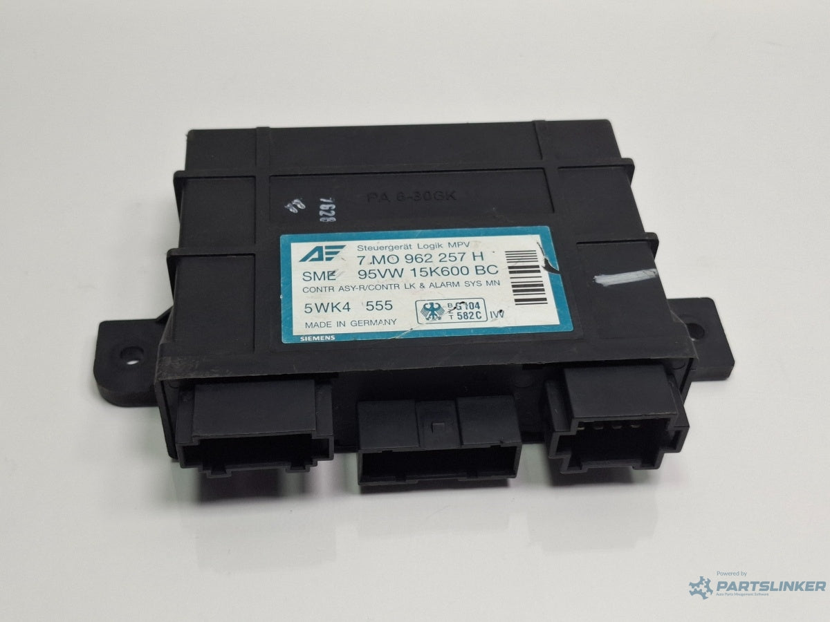 Modul confort VOLKSWAGEN SHARAN 7M8, 7M9, 7M6 1995 - 2010 TDI AUY, BVK 7M0962257H