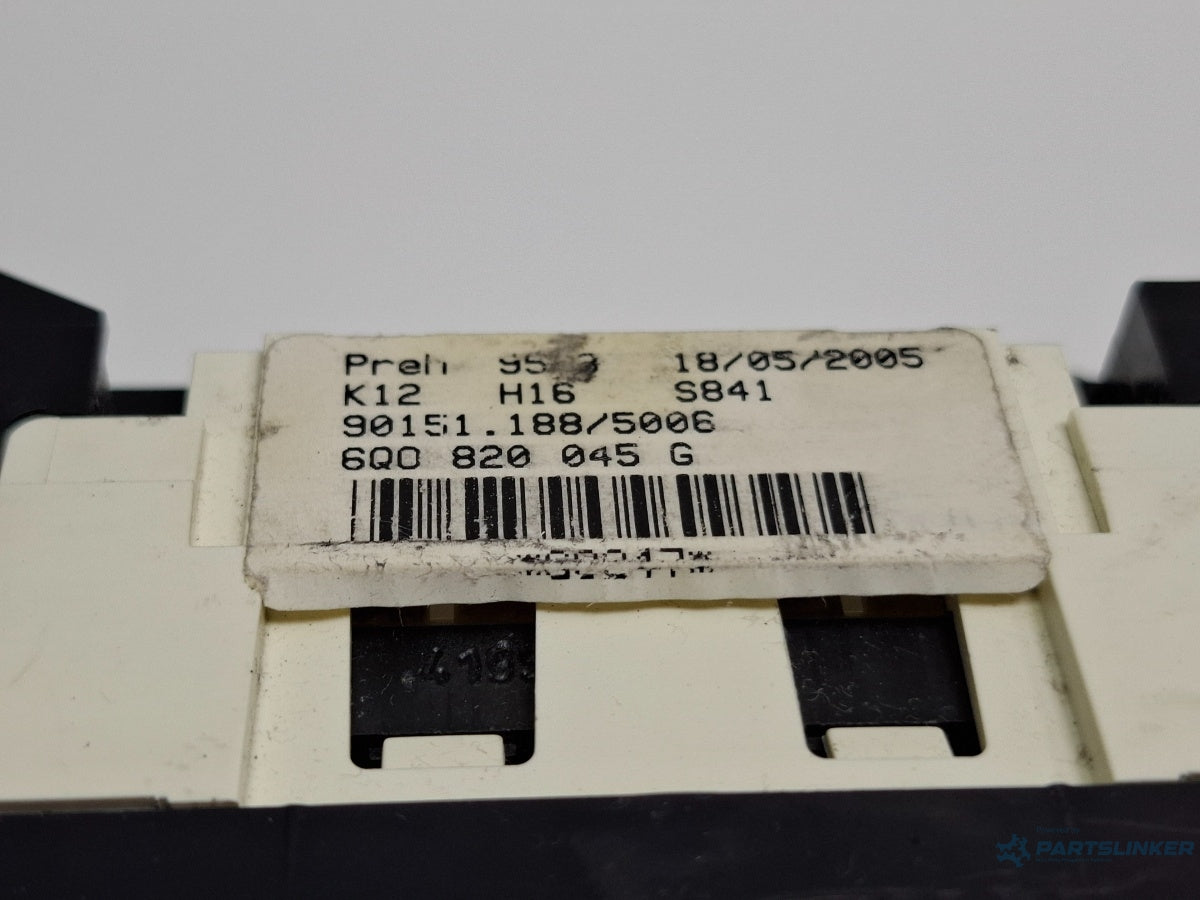 Panou AC VOLKSWAGEN FOX 5Z1, 5Z3 2003 - 2014 1.2 1.2 BMD, CHFB 6Q0820045G