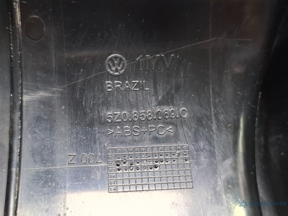 Grila de ventilatie centrala panou bord VOLKSWAGEN FOX 5Z1, 5Z3 2003 - 2014  5Z0858069C