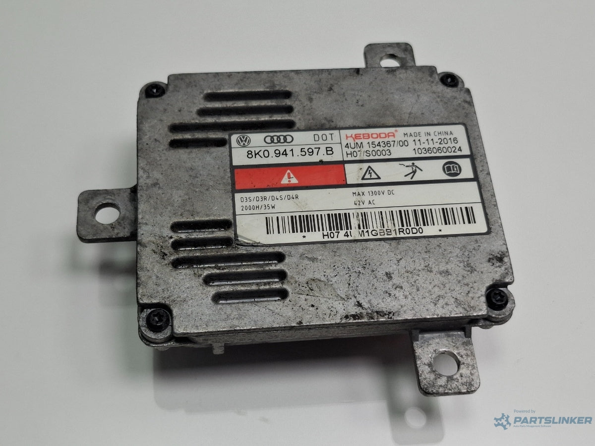Modul balast far xenon AUDI A3 Sportback 8VA, 8VF 2012 - > TDI CLHA 8K0941597B