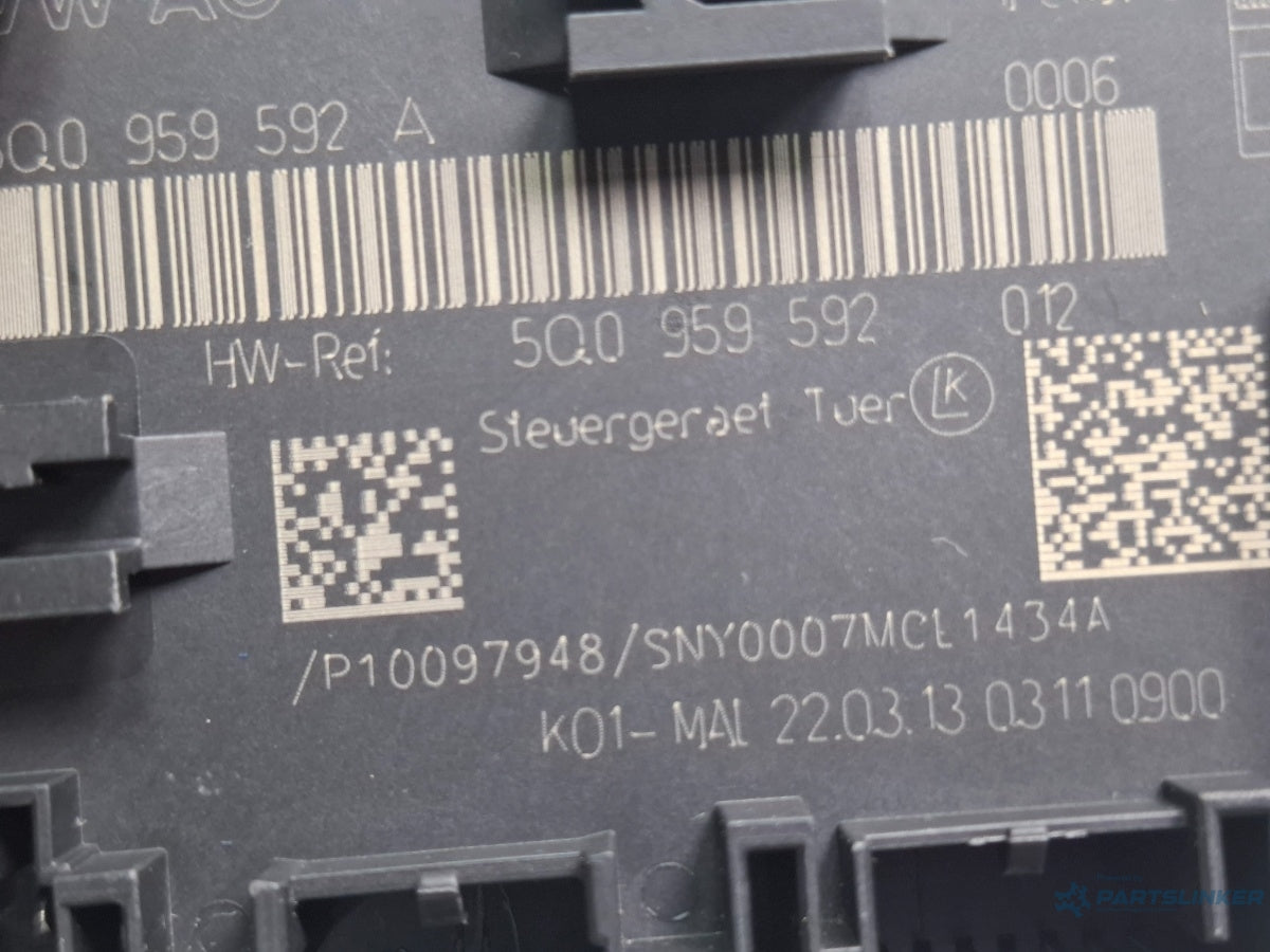 Modul usa dreapta fata AUDI A3 Sportback 8VA, 8VF 2012 - > TDI CLHA 5Q0959592A