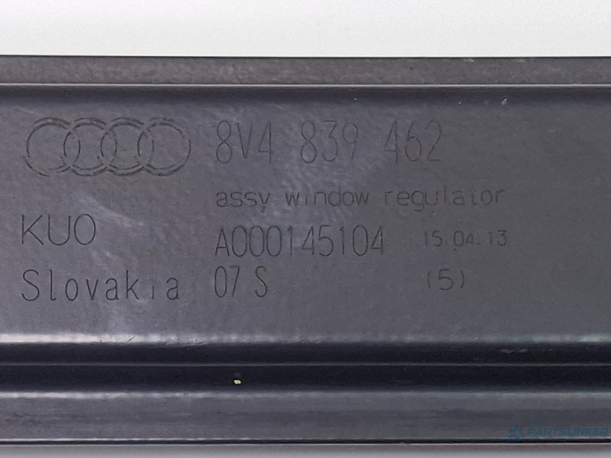 Macara geam dreapta spate AUDI A3 Sportback 8VA, 8VF 2012 - 2018 8V4839462