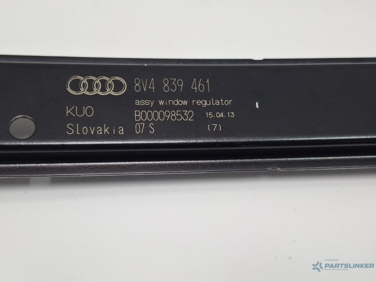 Macara geam stanga spate AUDI A3 Sportback 8VA, 8VF 2012 -2018 8V4839461