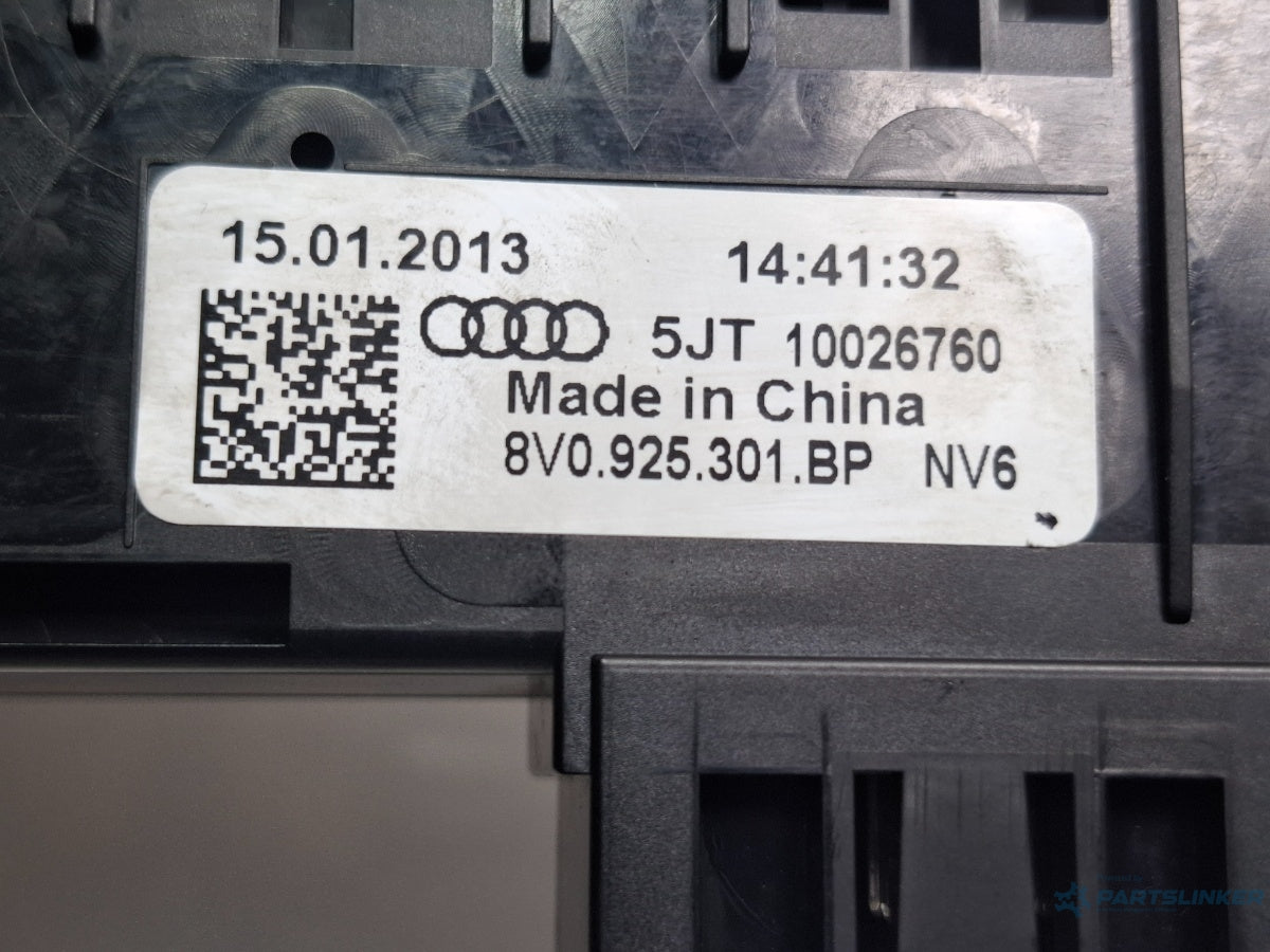 Consola buton avarii AUDI A3 Sportback 8VA, 8VF 2012 - 2018 8V0925301BP