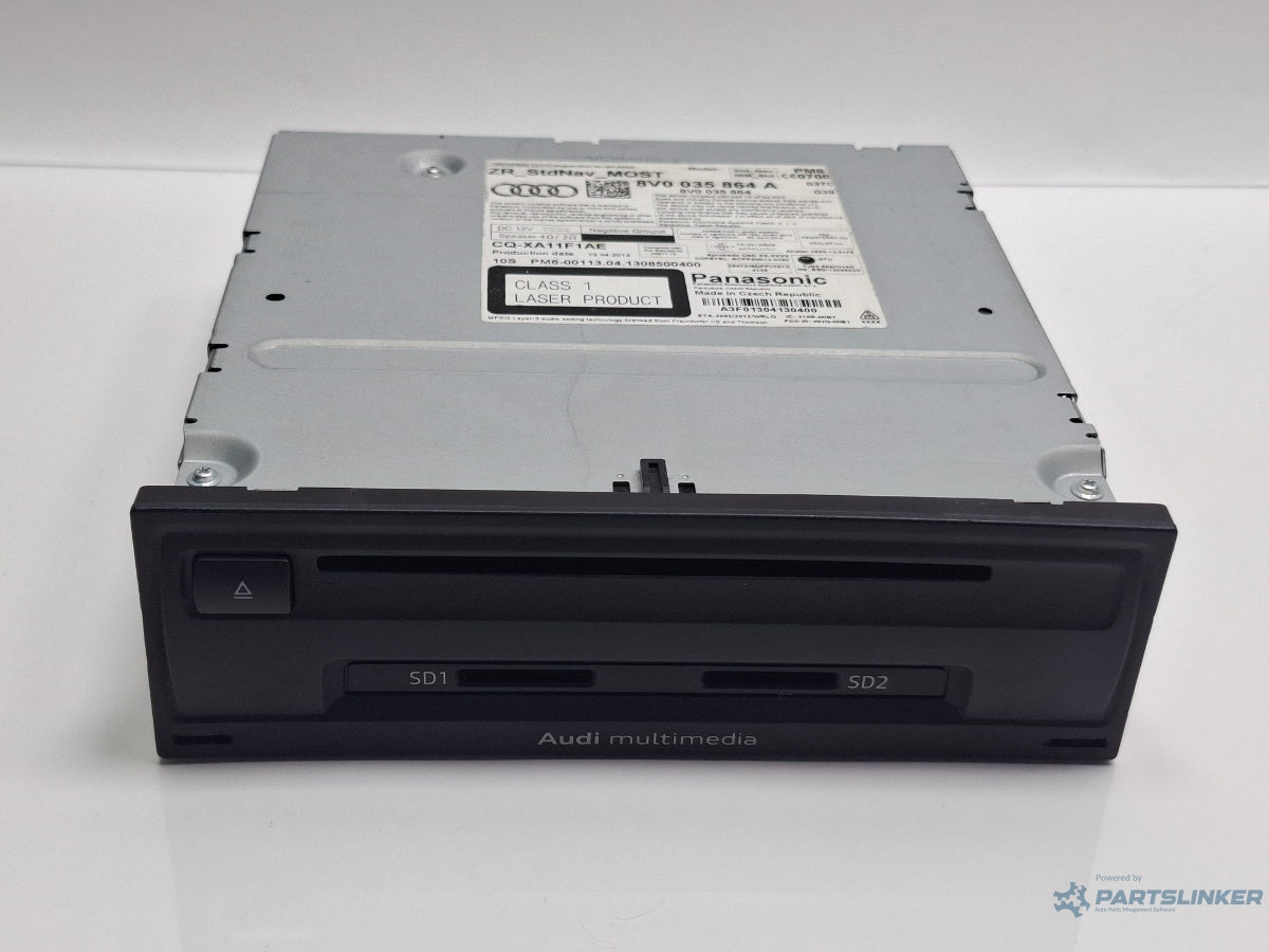 Player CD/DVD sistem navigatie AUDI A3 Sportback 8VA, 8VF 2012 - 2018 ,  8V0035864A