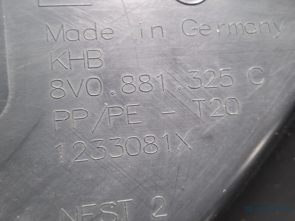 Ornament scaun stanga AUDI A3 Sportback 8VA, 8VF 2012 - > TDI CLHA 8V0881325C