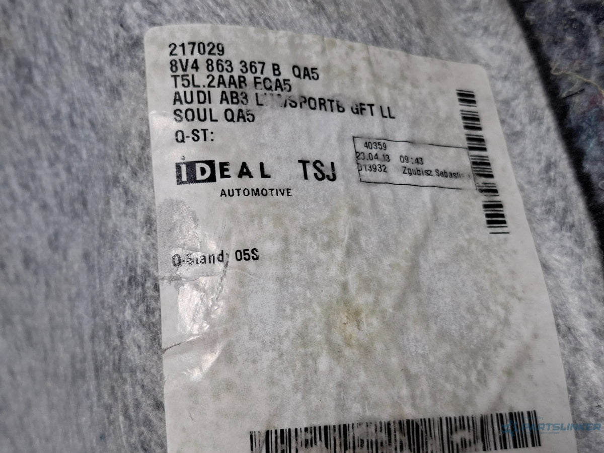 Mocheta interior AUDI A3 Sportback 8VA, 8VF 2012 - > TDI CLHA 8V4863367B