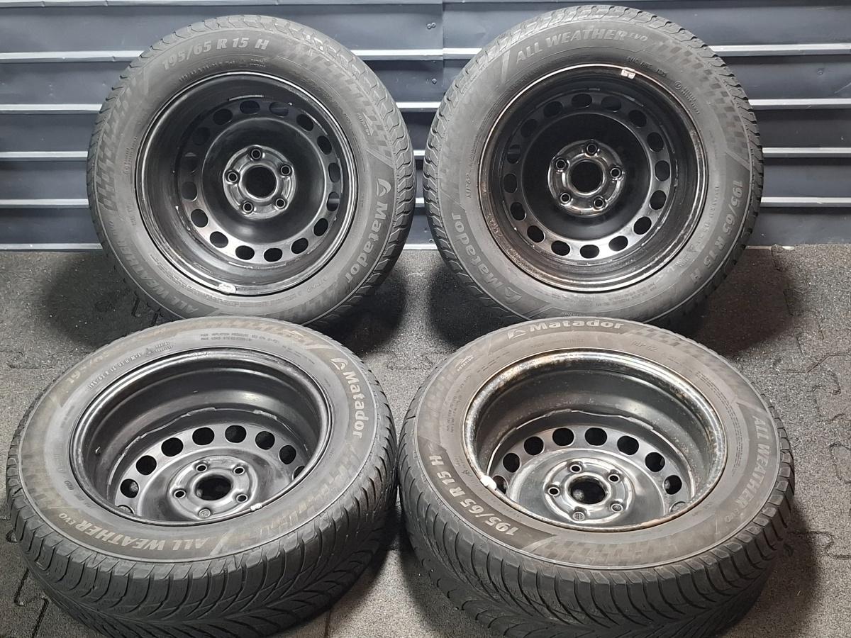 Jante de otel cu cauciucuri iarna 195/65 R15 VOLKSWAGEN CADDY IV Estate SAB, SAJ 2015 - 2020 2K0601027B