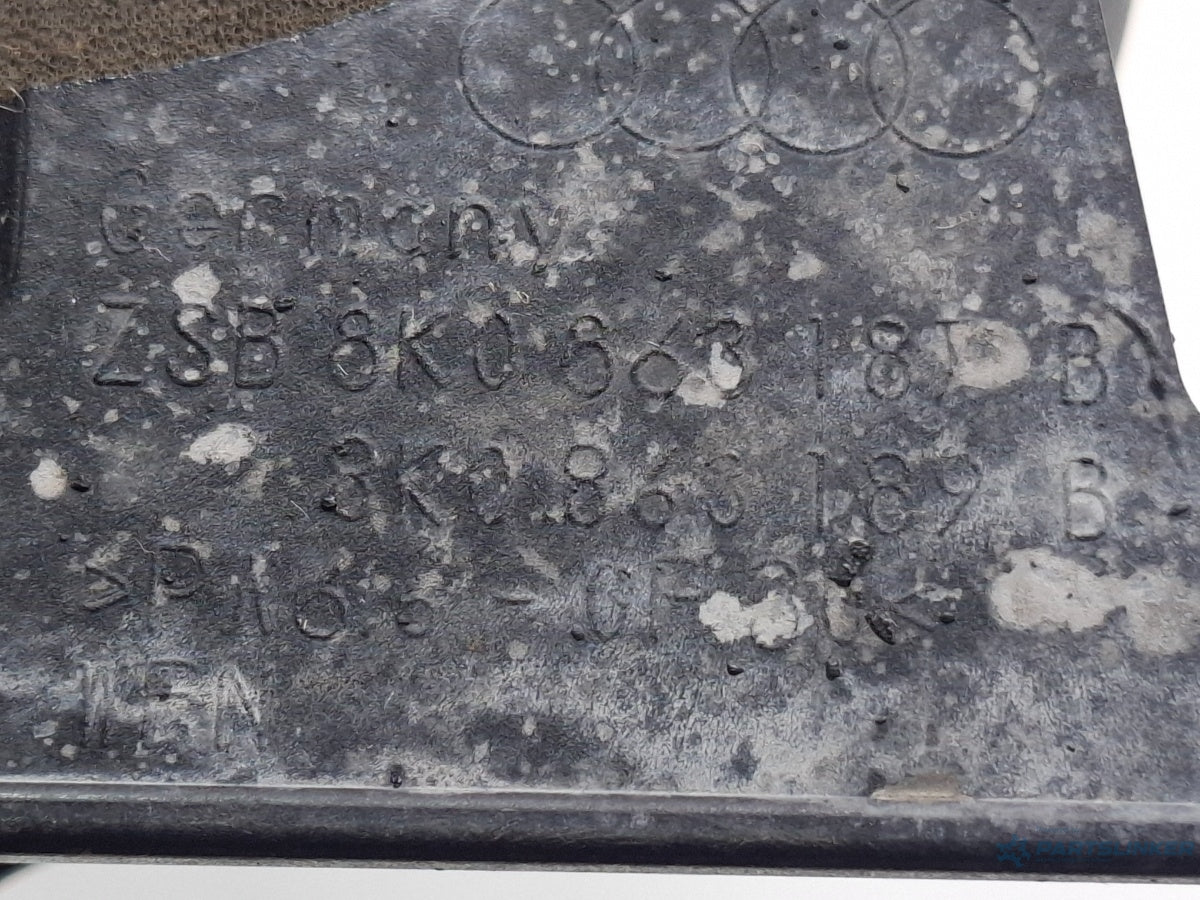 Scut de protectie planetara stanga fata AUDI A4 IV 8K2, B8 2007 - 2015 TDI CAGB, CJCB, CSUB 8K0863187B