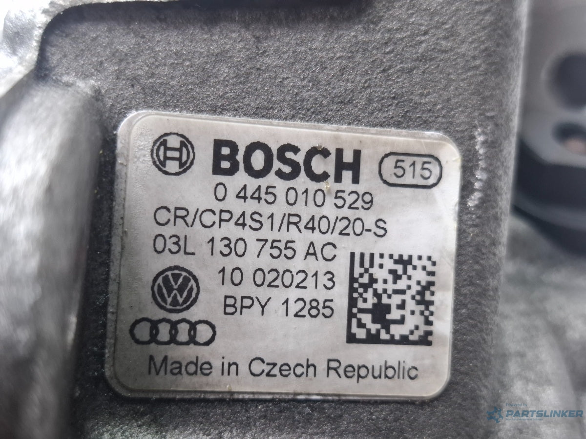 Pompa inalte AUDI A4 IV 8K2, B8 2007 - 2015 TDI CAGB, CJCB, CSUB BOSCH 0445010529 03L130755AC